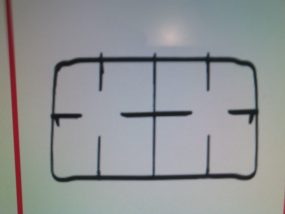 Grelha para placa, fogão Ariston PCMI11
