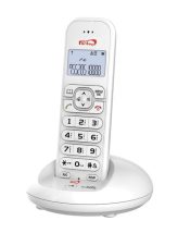 Telefone fixo sem fios Fersay Dect1020b, côr branca
