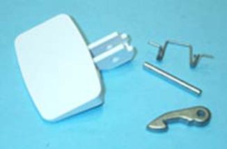 Kit puxador e trinco para máquinas de roupa Indesit,Whirpoool C00035766